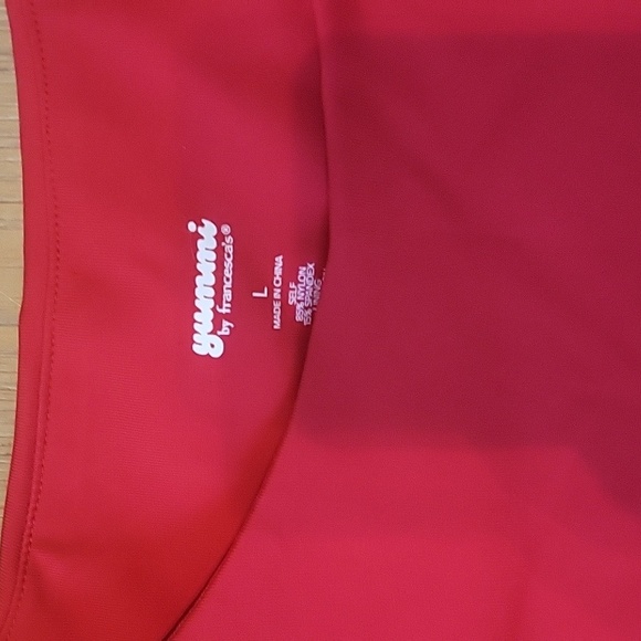 NWT YUMMI RED BODYSUIT SIZE LARGE - Picture 6 of 7